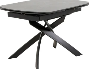 Tavolo estensibile Twist nero 120(30+30)x90cm - KARE