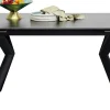 Tavolo estensibile Xenia Nero 140(+30+30)x80cm - KARE