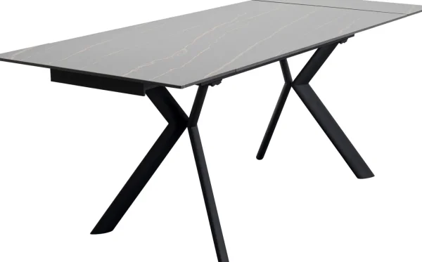 Tavolo estensibile Xenia Nero 140(+30+30)x80cm - KARE