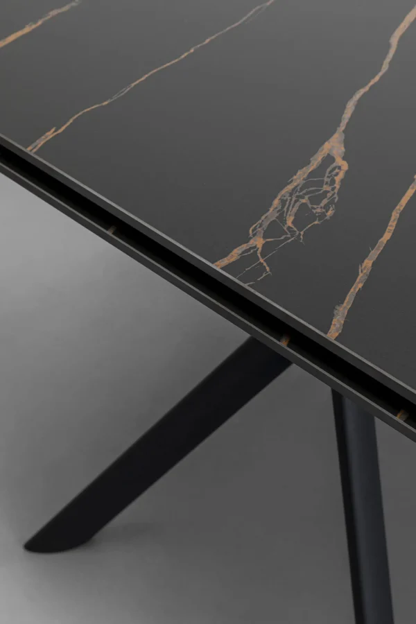 Tavolo estensibile Xenia Nero 140(+30+30)x80cm - KARE