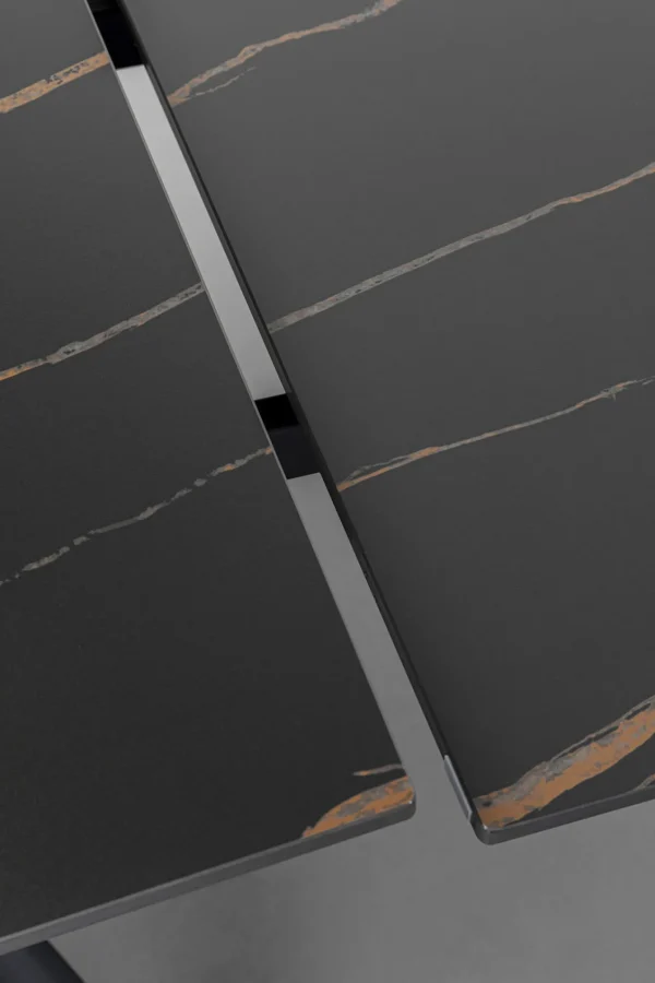 Tavolo estensibile Xenia Nero 140(+30+30)x80cm - KARE