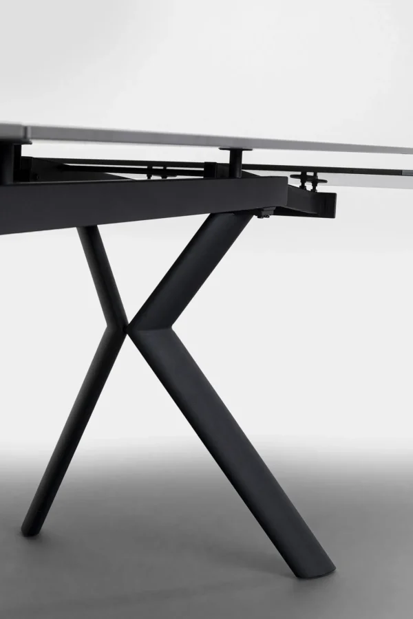 Tavolo estensibile Xenia Nero 140(+30+30)x80cm - KARE