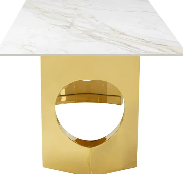 Tavolo Eternità Oho Oro 180x90cm - KARE