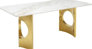 Tavolo Eternità Oho Oro 180x90cm - KARE