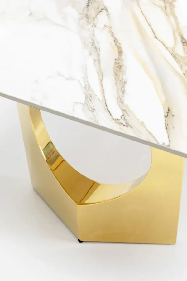 Tavolo Eternità Oho Oro 180x90cm - KARE