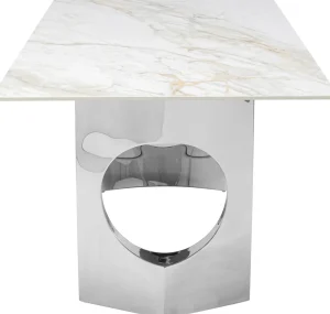 Tavolo Eternity Oho cromato 180x90cm - KARE