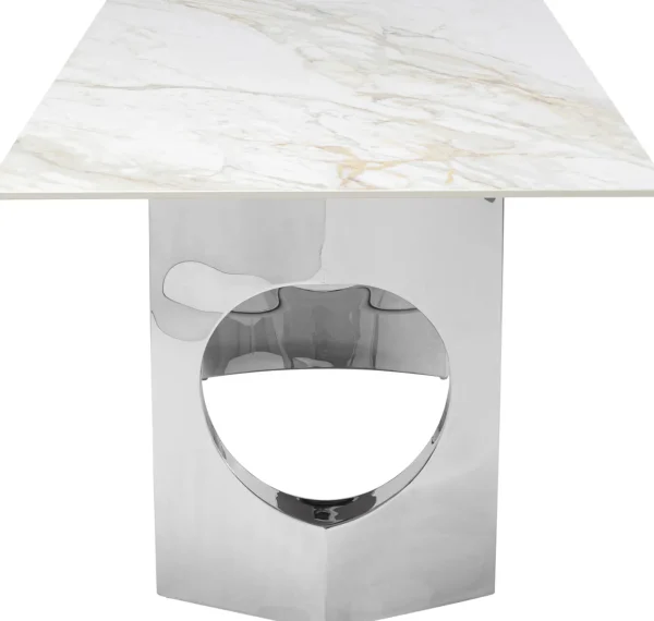 Tavolo Eternity Oho cromato 180x90cm - KARE