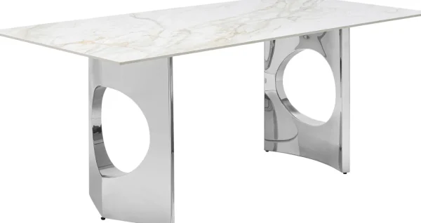 Tavolo Eternity Oho cromato 180x90cm - KARE