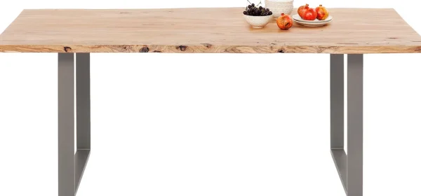 TAVOLO HARMONY ACCIAIO GREZZO 160X80CM - KARE