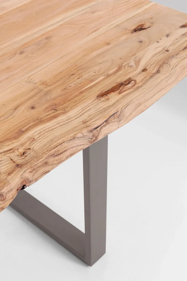 TAVOLO HARMONY ACCIAIO GREZZO 160X80CM - KARE