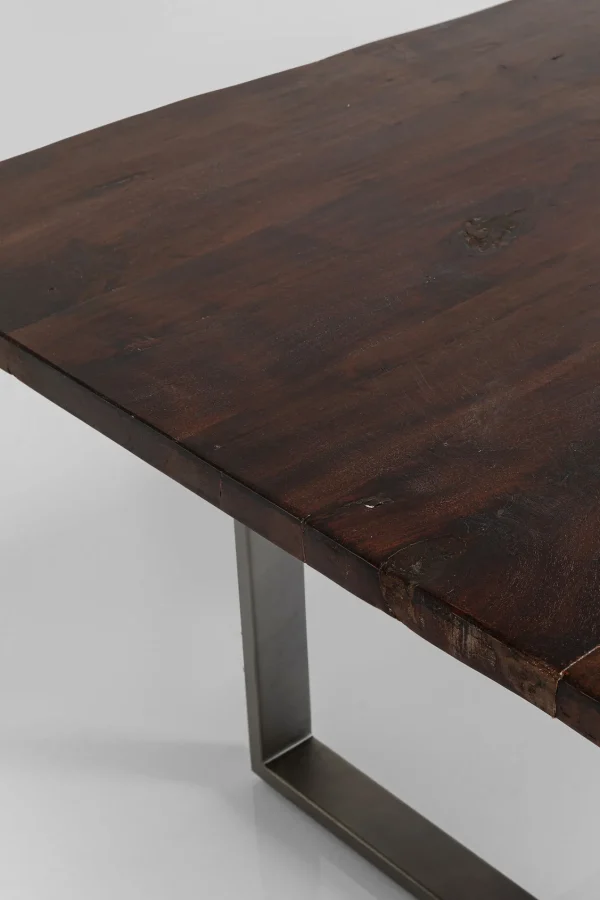 Tavolo Harmony scuro acciaio grezzo 200x100 cm - KARE