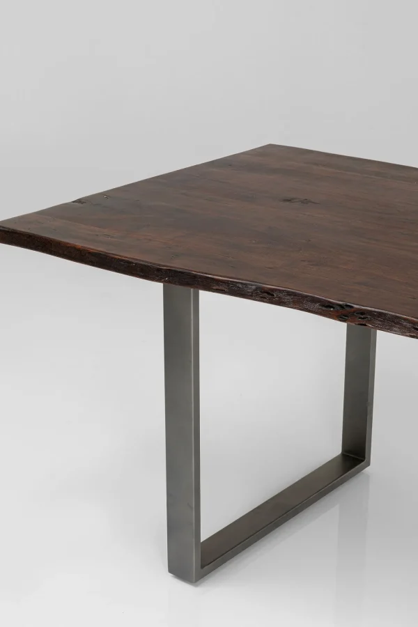 Tavolo Harmony scuro acciaio grezzo 200x100 cm - KARE