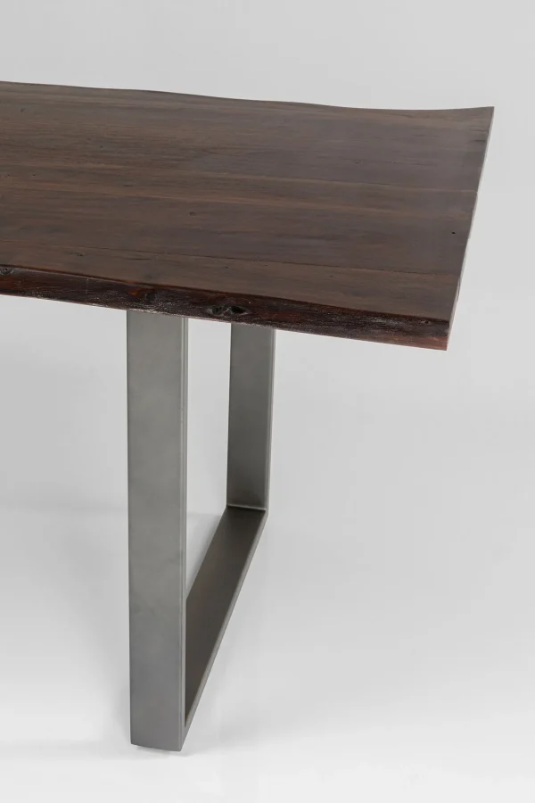 Tavolo Harmony scuro acciaio grezzo 200x100 cm - KARE