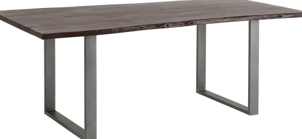 Tavolo Harmony scuro acciaio grezzo 200x100 cm - KARE