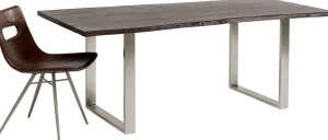Tavolo Harmony scuro cromato 180x90 cm - KARE