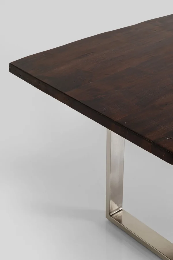 Tavolo Harmony scuro cromato 180x90 cm - KARE