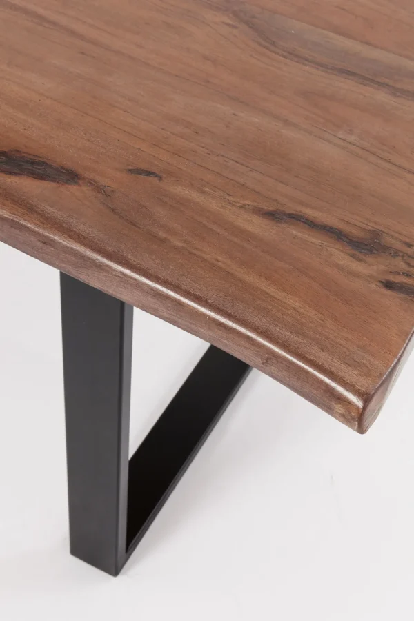 Tavolo Harmony scuro cromato 200x100 cm - KARE