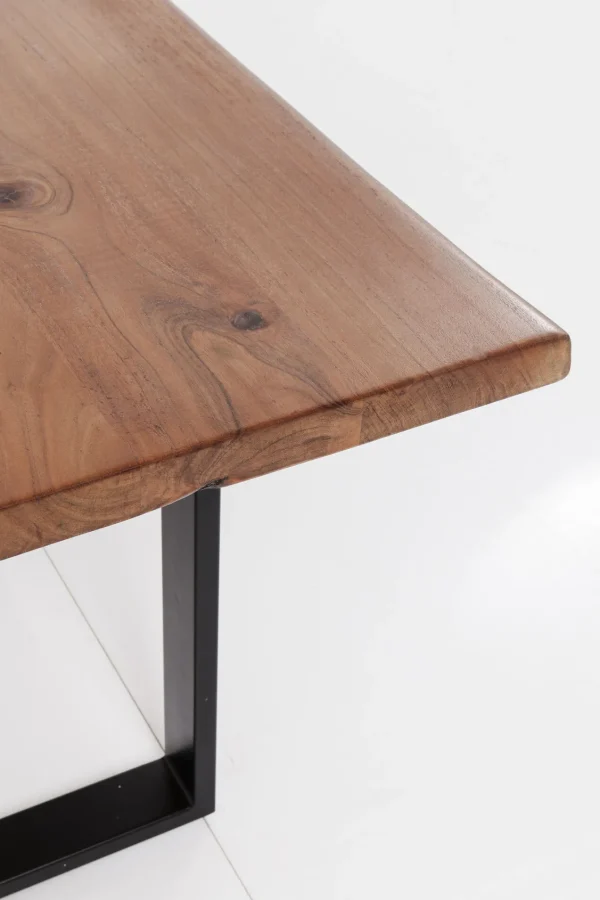 Tavolo Harmony scuro cromato 180x90 cm - KARE