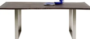 Tavolo Harmony scuro cromato 180x90 cm - KARE