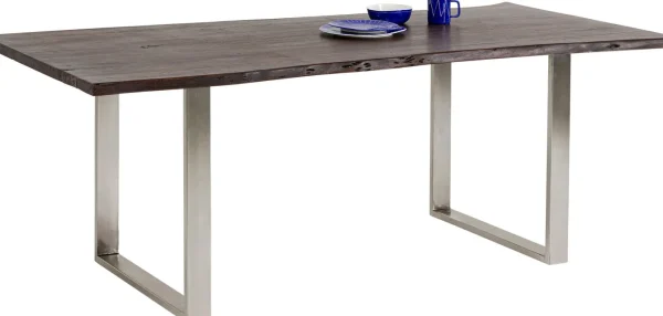 Tavolo Harmony scuro cromato 180x90 cm - KARE