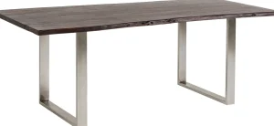 Tavolo Harmony scuro cromato 180x90 cm - KARE