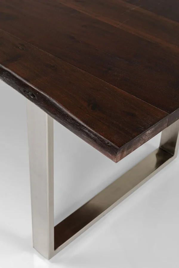 Tavolo Harmony scuro cromato 180x90 cm - KARE