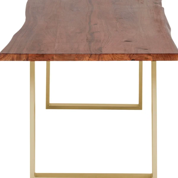 Tavolo Harmony scuro ottone 160x80 - KARE