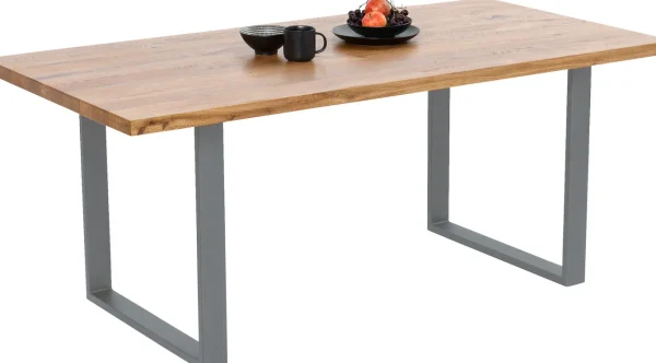 Tavolo Jackie quercia-acciaio 160x80 - KARE