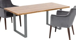 Tavolo Jackie quercia-acciaio 160x80 - KARE