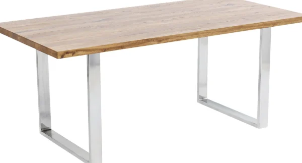 Tavolo Jackie quercia-cromato 160x80 - KARE