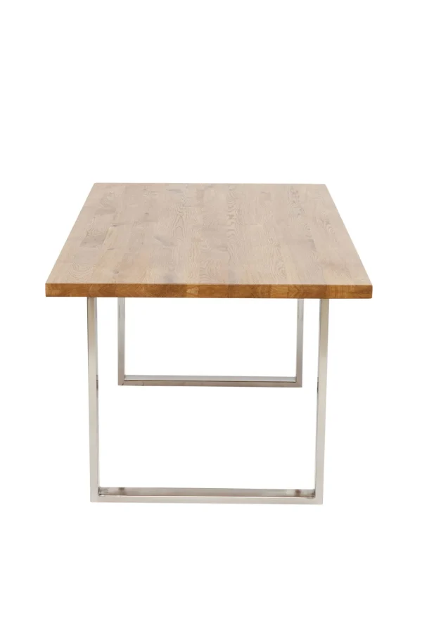 Tavolo Jackie quercia-cromato 160x80 - KARE
