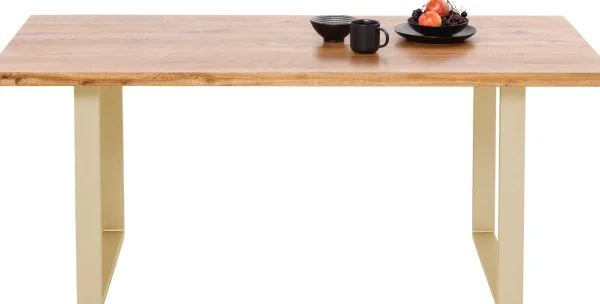 Tavolo Jackie quercia-ottone 160x80 - KARE