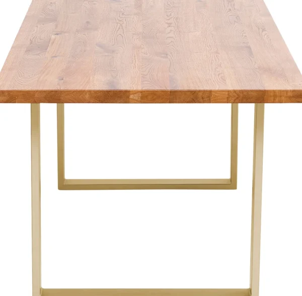 Tavolo Jackie quercia-ottone 160x80 - KARE