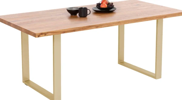 Tavolo Jackie quercia-ottone 160x80 - KARE