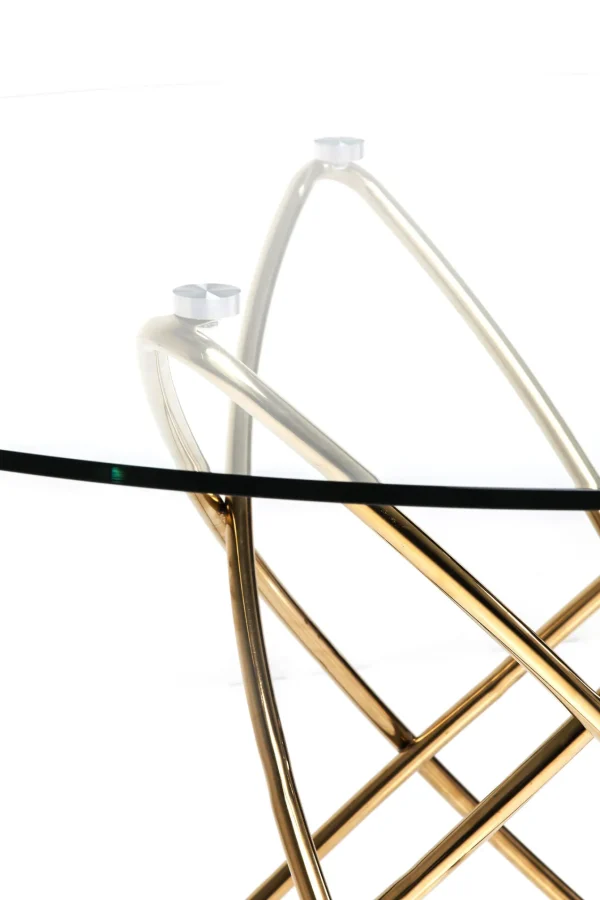 TAVOLO MOLEKULAR ORO Ø120CM - KARE
