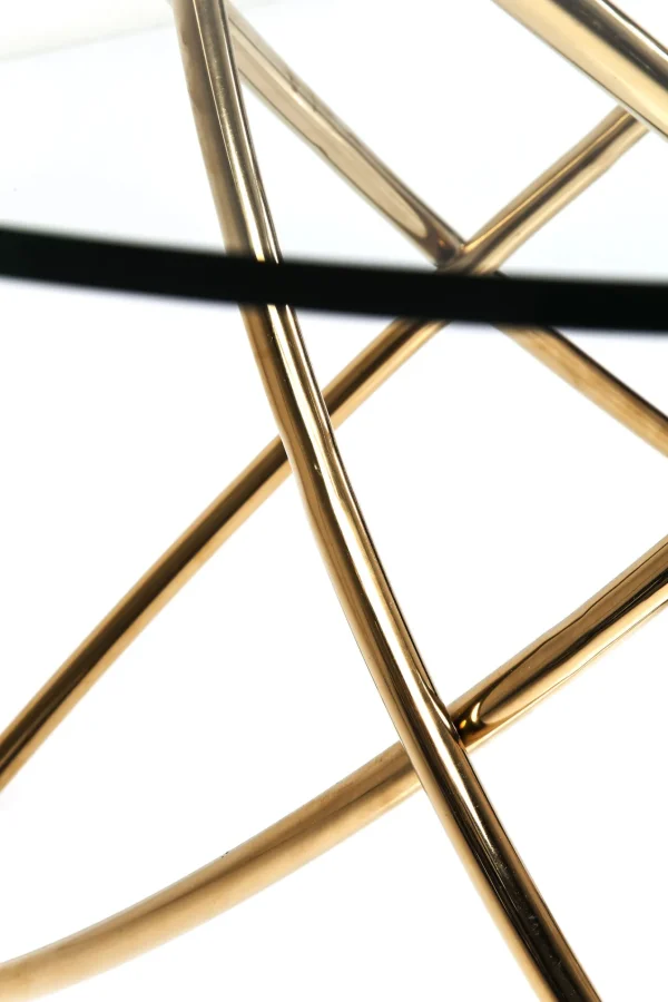 TAVOLO MOLEKULAR ORO Ø120CM - KARE