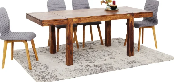 TAVOLO MOMO CON 2 ESTENSIONI 120(+40+40)X80CM - KARE