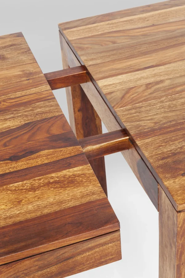 TAVOLO MOMO CON 2 ESTENSIONI 120(+40+40)X80CM - KARE