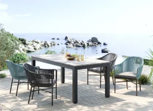 Tavolo Sorrento grigio Outdoor 180x90cm - KARE