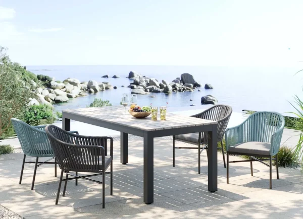 Tavolo Sorrento grigio Outdoor 180x90cm - KARE