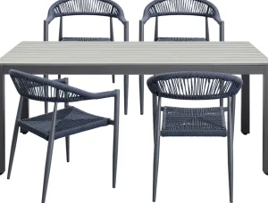 Tavolo Sorrento grigio Outdoor 180x90cm - KARE