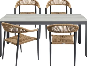 Tavolo Sorrento grigio Outdoor 180x90cm - KARE