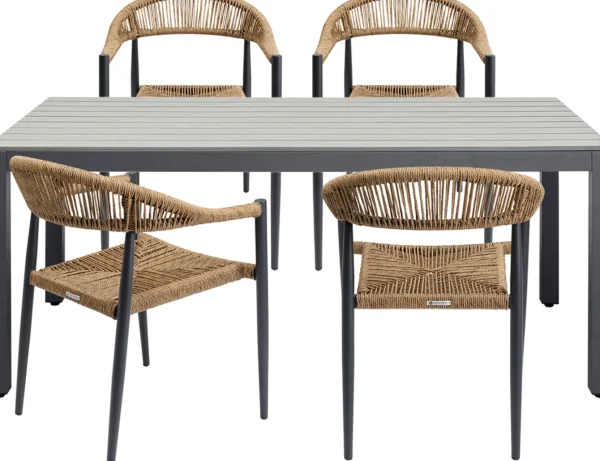Tavolo Sorrento grigio Outdoor 180x90cm - KARE