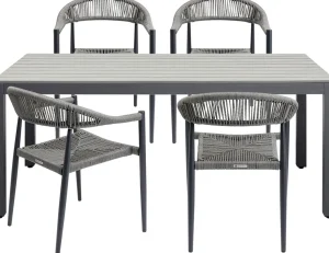 Tavolo Sorrento grigio Outdoor 180x90cm - KARE