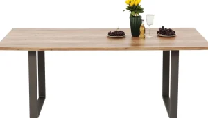 Tavolo Symphony acciaio grezzo 200x100 cm - KARE