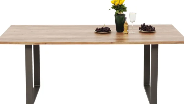 TAVOLO SYMPHONY ACCIAIO GREZZO 180X90CM - KARE