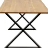 Tavolo Symphony quercia Cross nero 200x100cm - KARE