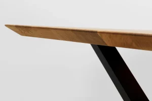 Tavolo Symphony quercia Cross nero 200x100cm - KARE