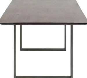 Tavolo Symphony scuro acciaio grezzo 200x100 cm - KARE
