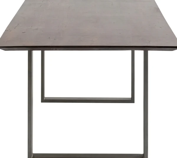 Tavolo Symphony scuro acciaio grezzo 200x100 cm - KARE